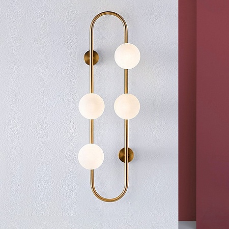 Настенное Бра Hoop Wall H77 Gold Imperiumloft 140761-26 - фото