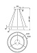 Подвесной светильник Maytoni Rim MOD058PL-L74B3K - фото