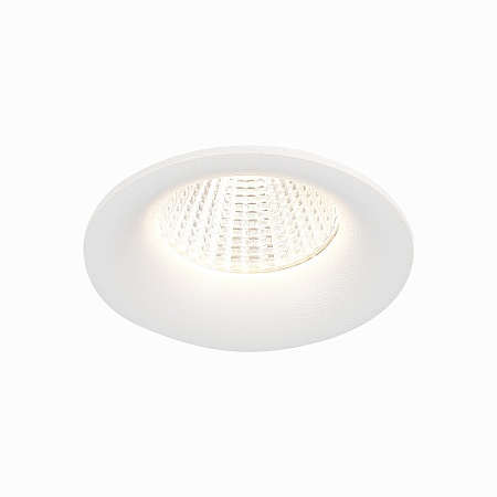 Св-к встр. Белый LED 1*10W 3000K 900Lm Ra>90 38° IP20 D85xH75 170-240V ST703.538.10 - фото