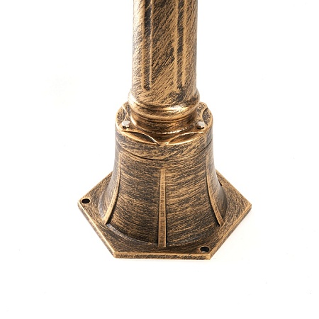 Светильник садово-парковый Feron PL686 столб 60W 230V E27, черное золото - фото