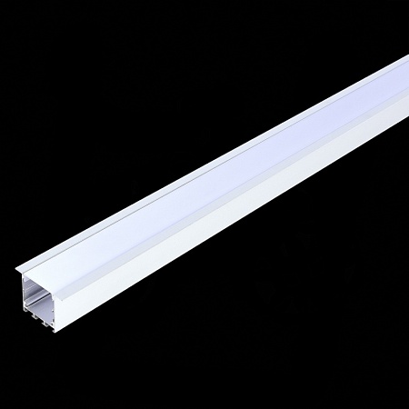 Встраиваемый алюминиевый профиль с рассеивателем(к-т: 2 загл.) ST-Luce Алюминий анодиро ST017.129.06 - фото