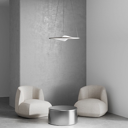 Подвесной светильник Eurosvet 40026/1 LED серый - фото