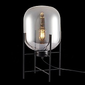 Прикроватная лампа ST-Luce Черный/Дымчатый E27 1*40W SL1050.704.01