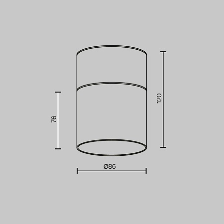 Потолочный светильник Technical C094CL-GX53-B - фото