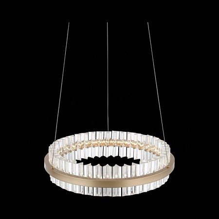 Светильник подвесной ST-Luce Золотистый/Золотистый, Прозрачный LED 1*34W 3000K SL383.203.01 - фото