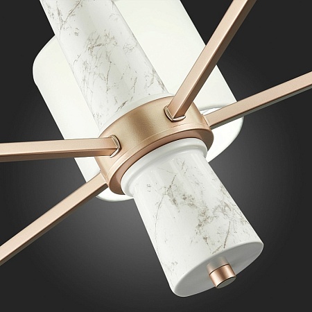 Светильник подвесной ST-Luce Матовое золото/Белый E14 5*40W SL1163.203.05 - фото