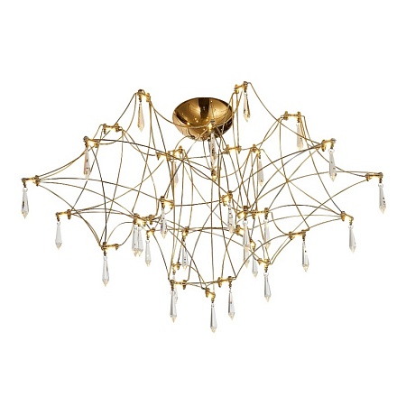 Светильник потолочный ST-Luce Золотистый/Прозрачный LED 78*0,35W 3000K SL6601.202.78 - фото