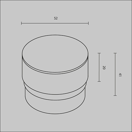 Матовый рассеиватель для Focus Led 12Вт - фото