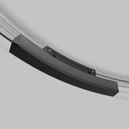 Slim Magnetic Блок питания 200W для радиусного шинопровода черный Ø 1200mm 95058/00 - фото