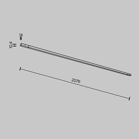 Трековый светильник Technical Flex TR180-1-24WTW-B - фото