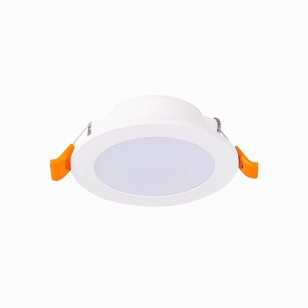 Св-к встр. Белый LED 1*6W 4000K 480Lm Ra80 110° IP20 D90xH30 220-240V ST210.548.06 - фото
