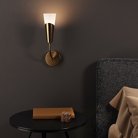 Настенный светильник Eurosvet 60167/1 латунь - фото