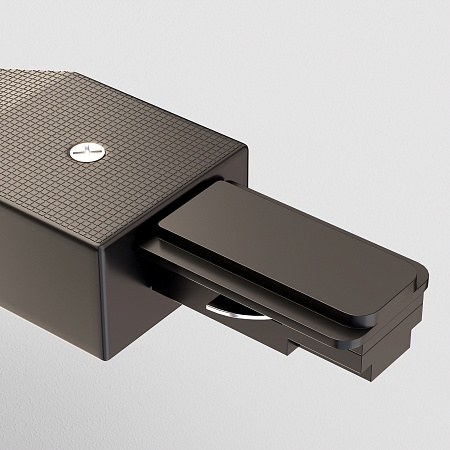 Коннектор поворотный шарнирный Unity черный - фото