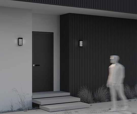 Настенный светильник (бра) Outdoor O034WL-01B - фото