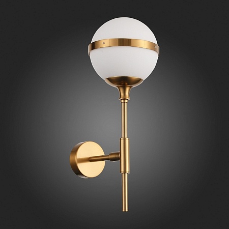 Светильник настенный ST-Luce Бронза/Белый E14 1*40W SL1157.301.01 - фото