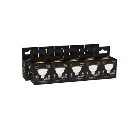 Светодиодная лампа Gauss Софит 9W 830Lm 3000K GU5.3 101505109 - фото