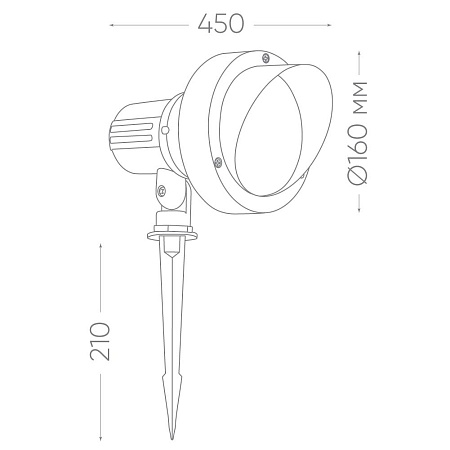 Светодиодный светильник тротуарный (грунтовый) Feron SP2706 12W RGB 85-265V IP65 - фото