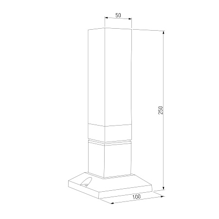 Ландшафтный светильник 1536 TECHNO LED 3000K чёрный IP54 1536 TECHNO LED Elektrostandard - фото