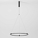 Esthetic Magnetic Шинопровод с тросовыми креплениями Round черный ⌀800 85138/00 Elektrostandard - фото