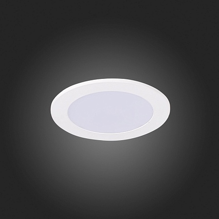 Св-к встр. Белый LED 1*5W 3000K/4000K/6000K 375Lm Ra80 110° IP20 D92xH30 220-240V ST212.508.05 - фото