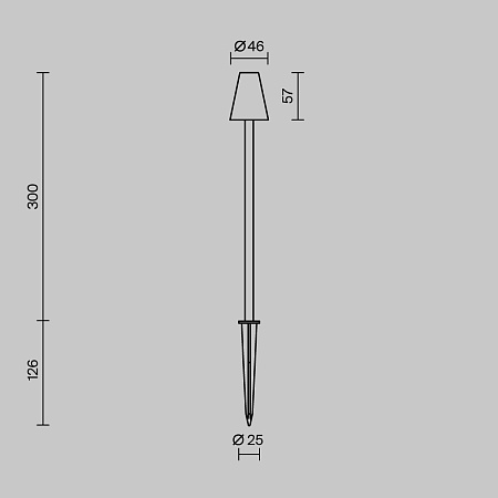 Ландшафтный светильник Outdoor O504FL-L1B3K - фото