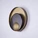 Бра Джаггер Black Wall Lamp Round Gold Imperiumloft 149472-22 - фото