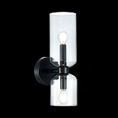 Бра ST-Luce Черный/Дымчатый E14 2*40W SL1180.401.02