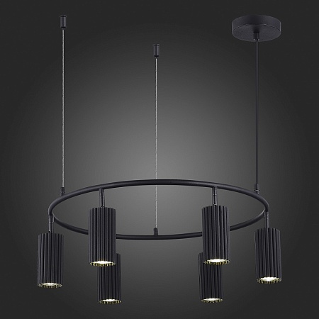 Светильник подвесной ST-Luce Черный/Черный GU10 6*5W 4000K SL1213.403.06 - фото