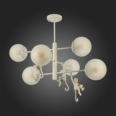 Светильник потолочный Белый/Белый E14 6*60W SLE115103-06 - фото