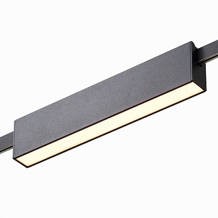 Магнитный трековый светильник FARM Черный LED 1*12W 4000K 576Lm Ra90 120 IP20 L232xW24 ST817.446.12 - фото