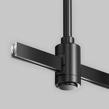 Крепление потолочное Long 700мм с вводом питания Flarity черный - фото