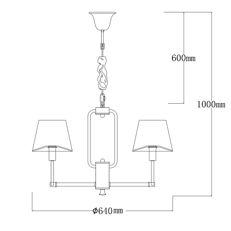 Люстра подвесная MW-Light София 355014806 - фото