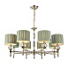 Люстра подвесная ST-Luce Никель/Оливковый E14 8*40W SL1121.103.08 - фото