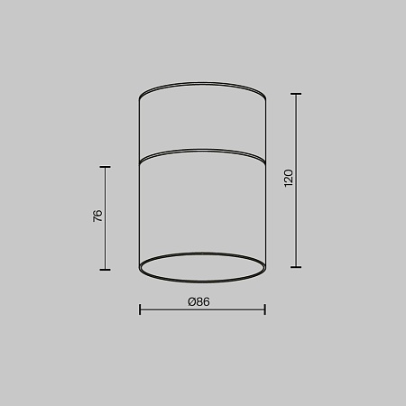 Потолочный светильник Technical C094CL-GX53-W - фото