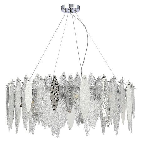 Люстра подвесная ST-Luce Хром/Прозрачный, Белый E14 10*60W SL1224.103.10 - фото