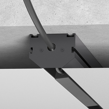 Slim Magnetic Заглушки для шинопровода в натяжной потолок 85204/00 черный 2 шт. 85206/00 Elektrostandard - фото