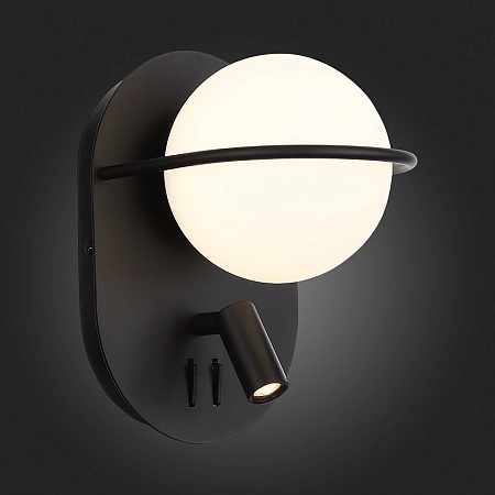 Бра ST-Luce Черный/Белый LED 1+1*8+3W 4000K SL395.411.02 - фото
