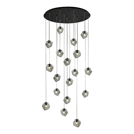 Светильник подвесной ST-Luce Черный/Серо-зеленый E14 18*40W SL1175.403.18 - фото