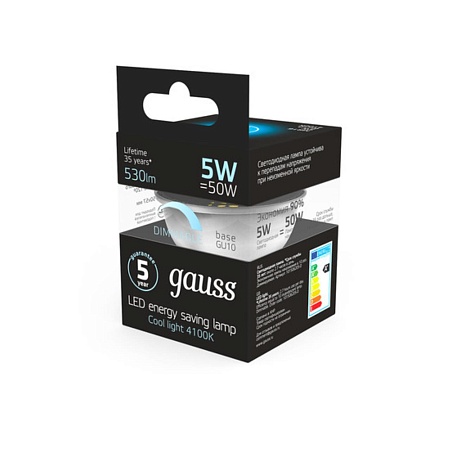 Светодиодная лампа GAUSS 101506205-D_GAUSS - фото