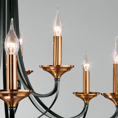 Подвесной светильник Eurosvet 60098/9 черный - фото