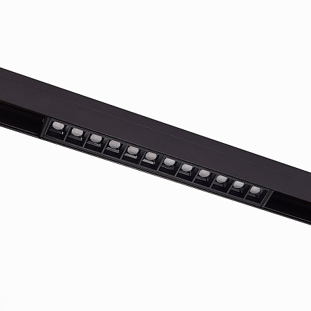 Магнитный трековый светильник Черный LED 1*12W 3000K 1 009Lm Ra>90 36° IP20 L222xW22xH4 ST361.436.12 - фото