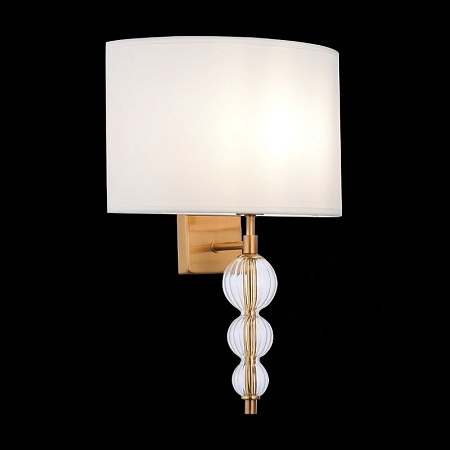 Светильник настенный Латунь, Прозрачный/Белый E14 1*40W SLE105711-01 - фото