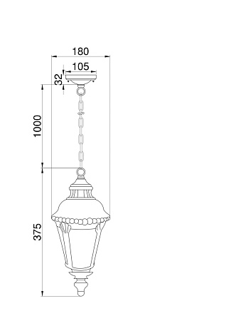 Подвесной светильник Outdoor Goiri O029PL-01GN - фото