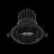 Св-к встр. Zoom Черный LED 1*12W 4000K 960Lm Ra90 15°-60° IP20 D115xH95 170-240V ST701.448.12 - фото