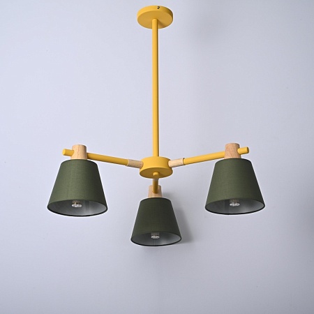 Потолочная Люстра На Штанге Natura A Green 3 Imperiumloft 101825-26 - фото