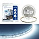Светодиодная LED лента Feron LS502, 180SMD(2835)/м 16Вт/м 24V 5000*10*1.22мм 6000К IP20 - фото