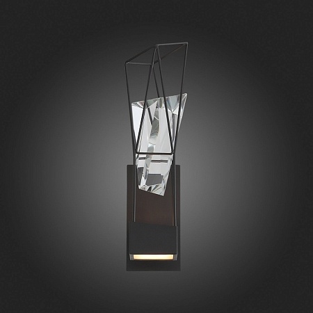 Бра ST-Luce Серый графит/Серый графит, Прозрачный LED 1*6W 4000K SL815.301.01 - фото