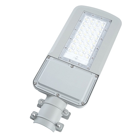 Светодиодный уличный консольный светильник Feron SP3040 80W 5000K 230V, серый - фото