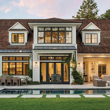 Светильник садово-парковый Feron PL201 на стену вниз 60W E27 230V, белый - фото