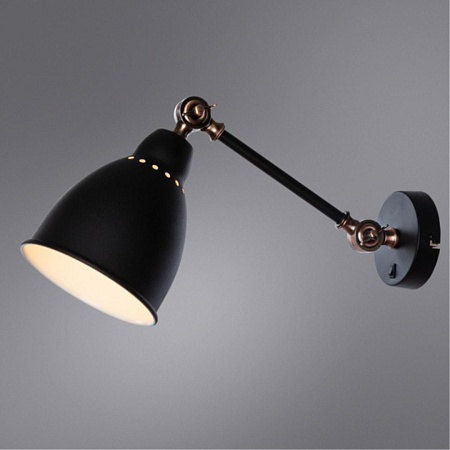 Бра Arte Lamp BRACCIO A2054AP-1BK - фото